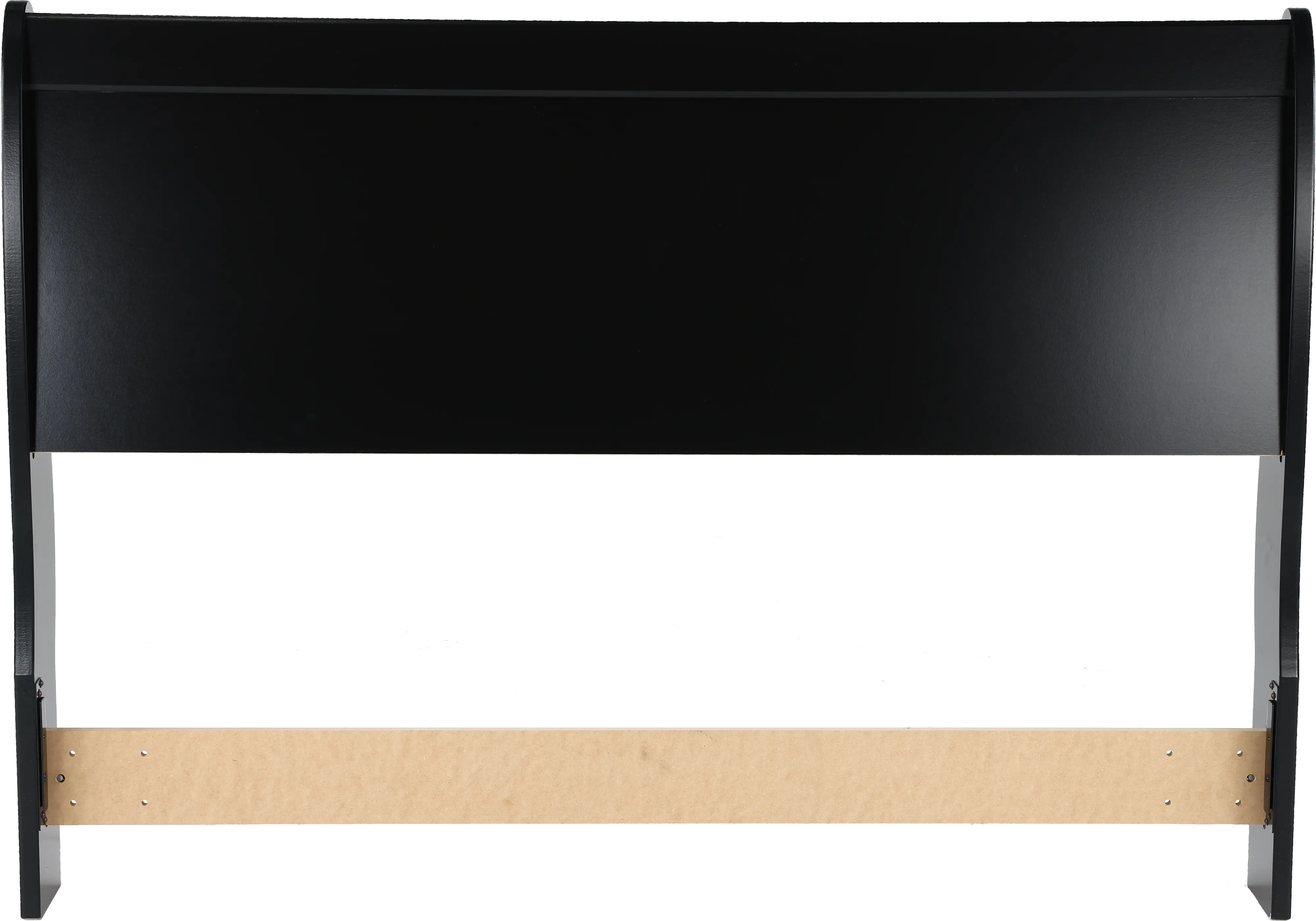 Huey Vineyard Black Twin Sleigh Headboard-4