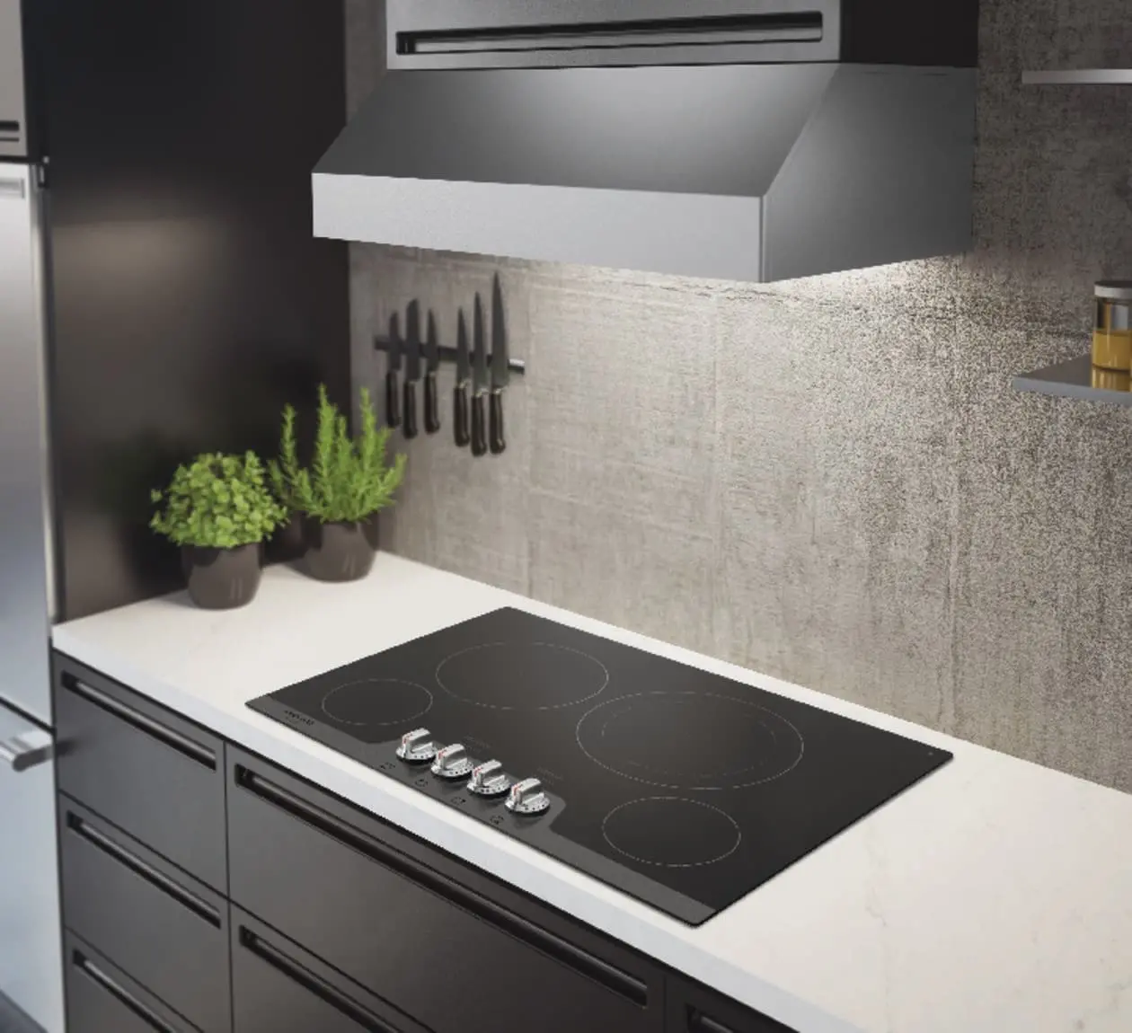 FGEC3048US Frigidaire Gallery 30 Inch Electric Cooktop - Stainless Steel-1