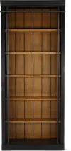 Toulouse Black and Brown Bookcase
