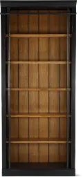 Toulouse Black and Brown Bookcase