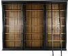 Toulouse 4 Piece Two Tone Brown Bookcase Wall