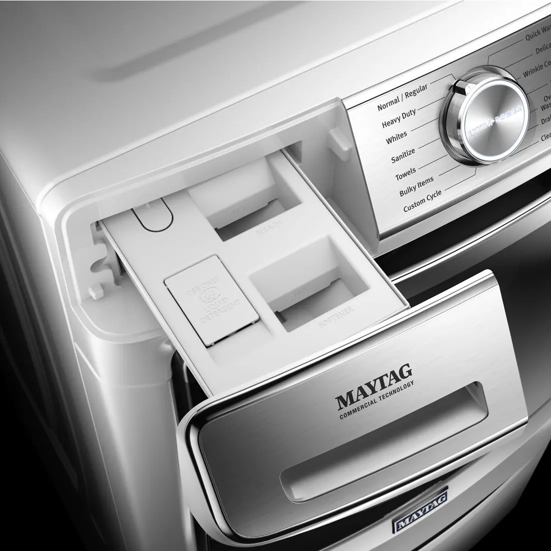 MHW8630HW Maytag Smart Front Load Washer with Extra Power - 5.0 cu. ft.-2