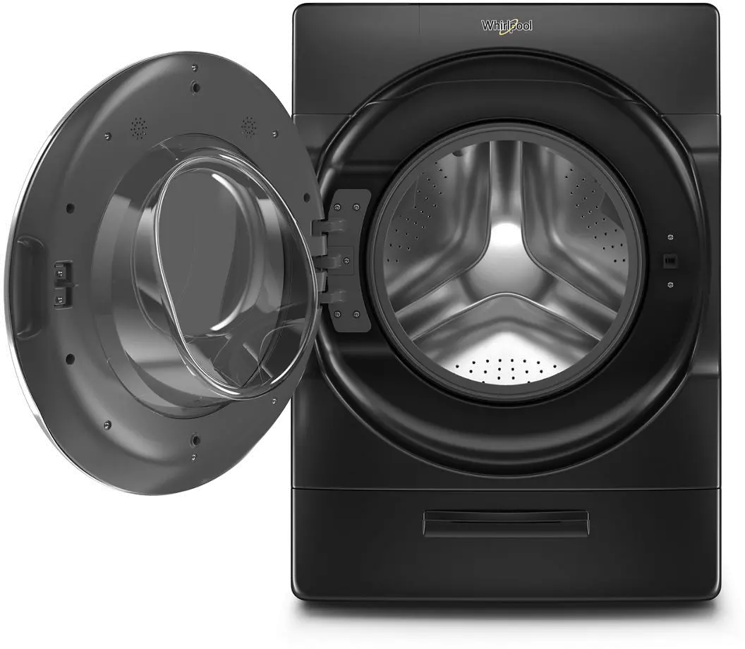 WFW9620HBK Whirlpool Smart Front Load Washer with XL Plus Dispenser - 5.0 cu. ft. Black-2