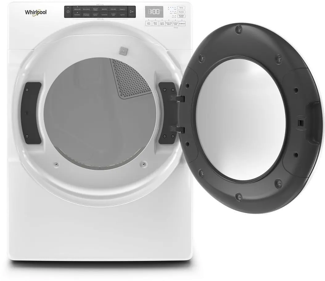 WED560LHW Whirlpool Electric Dryer with Intuitive Touch Controls - 7.4 cu.ft White-1