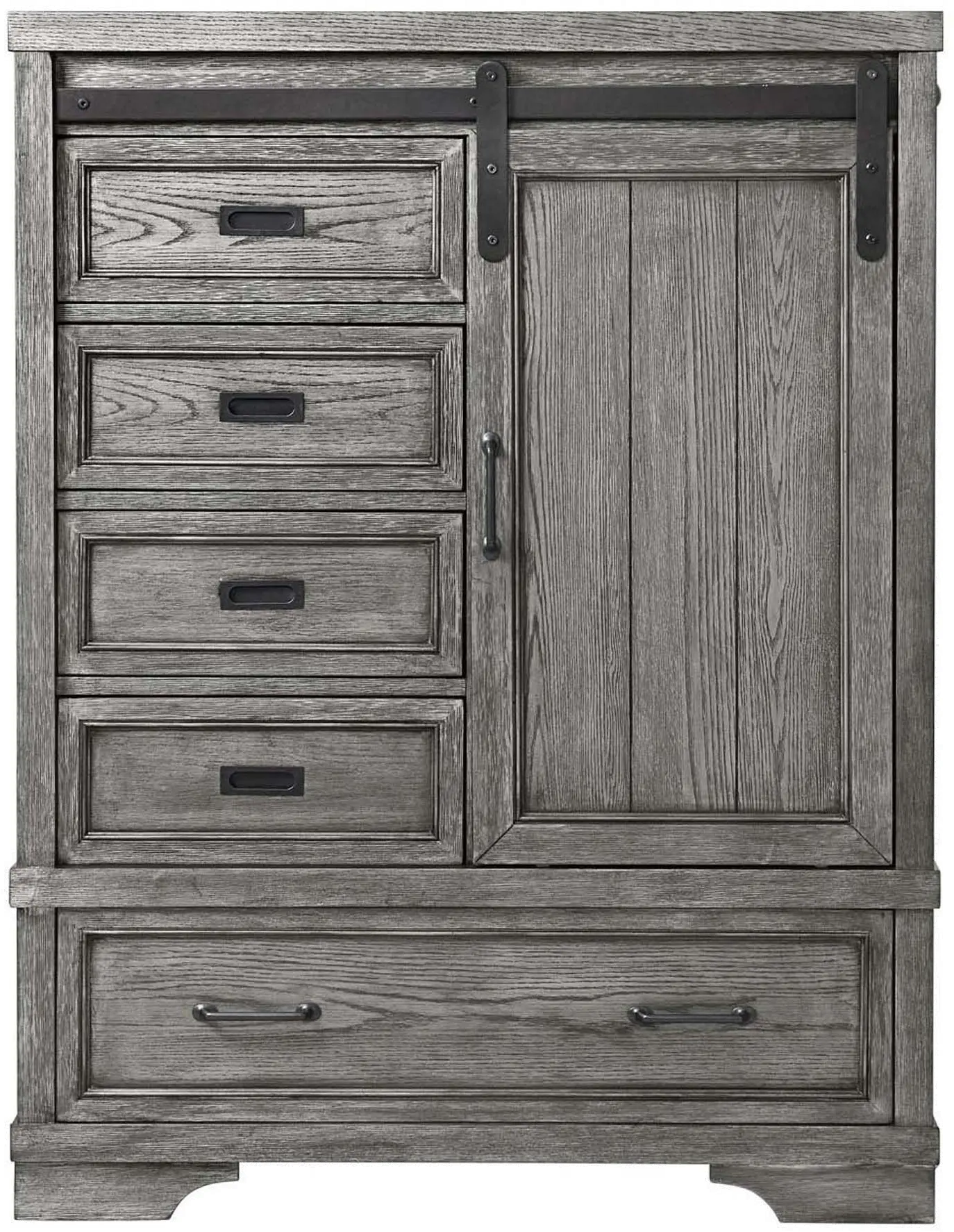 Foundry Pewter Gray Chifforobe-1