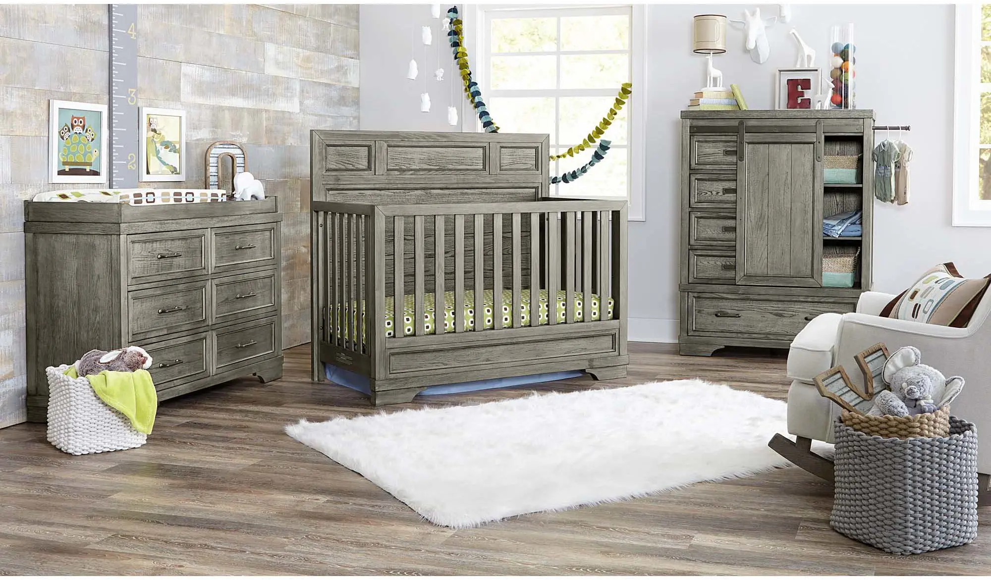 Foundry Pewter Gray Chifforobe-2