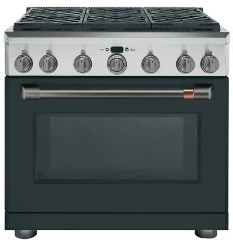 CXPR6HKPMBT Café Gas Range Handle and Knob Kit in Brushed Black-3