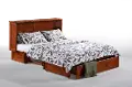 Clover Cherry Brown Queen Murphy Bed