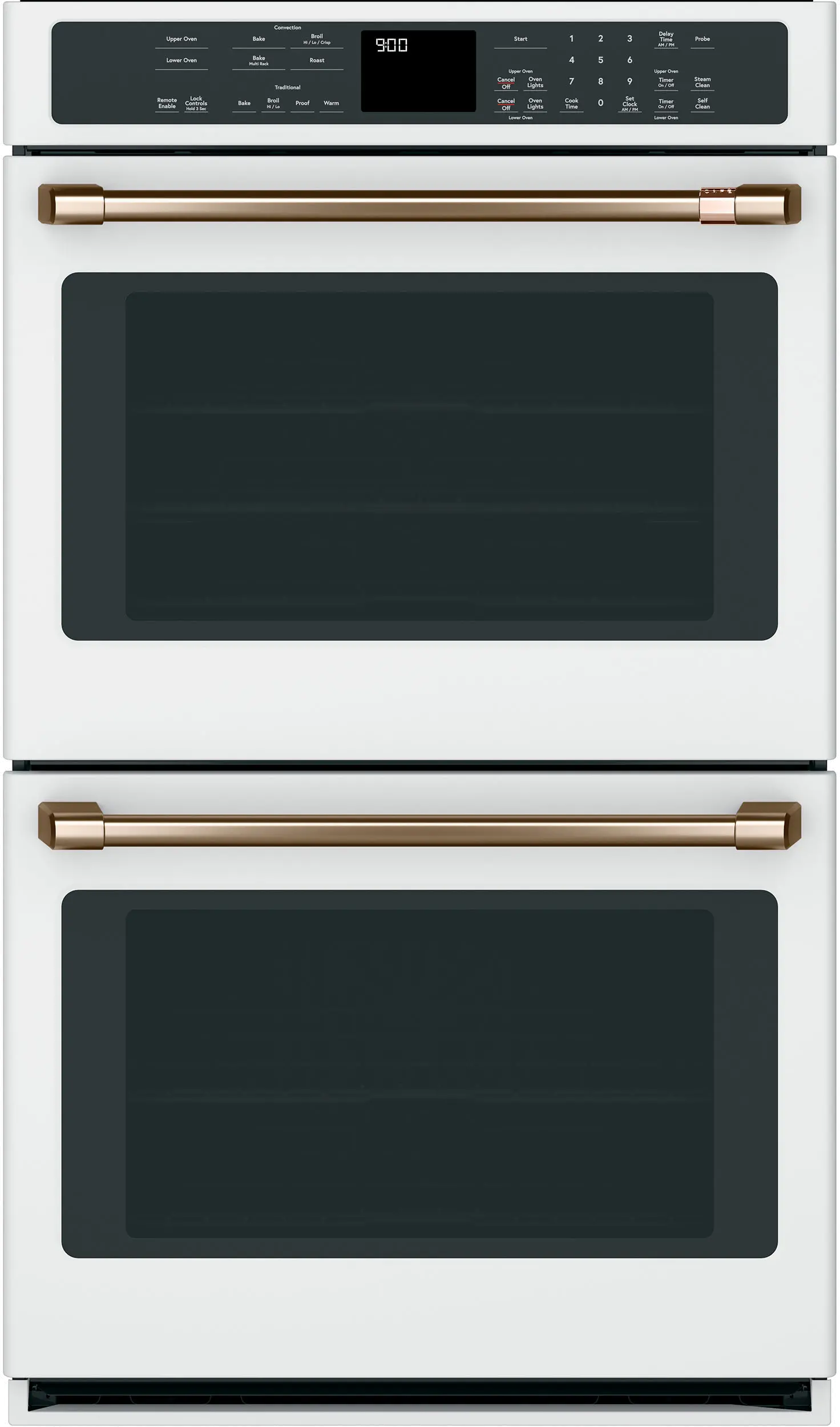 CXWD0H0PMBZ Cafe Brushed Bronze Bar Handle Kit for Double Wall Oven-2