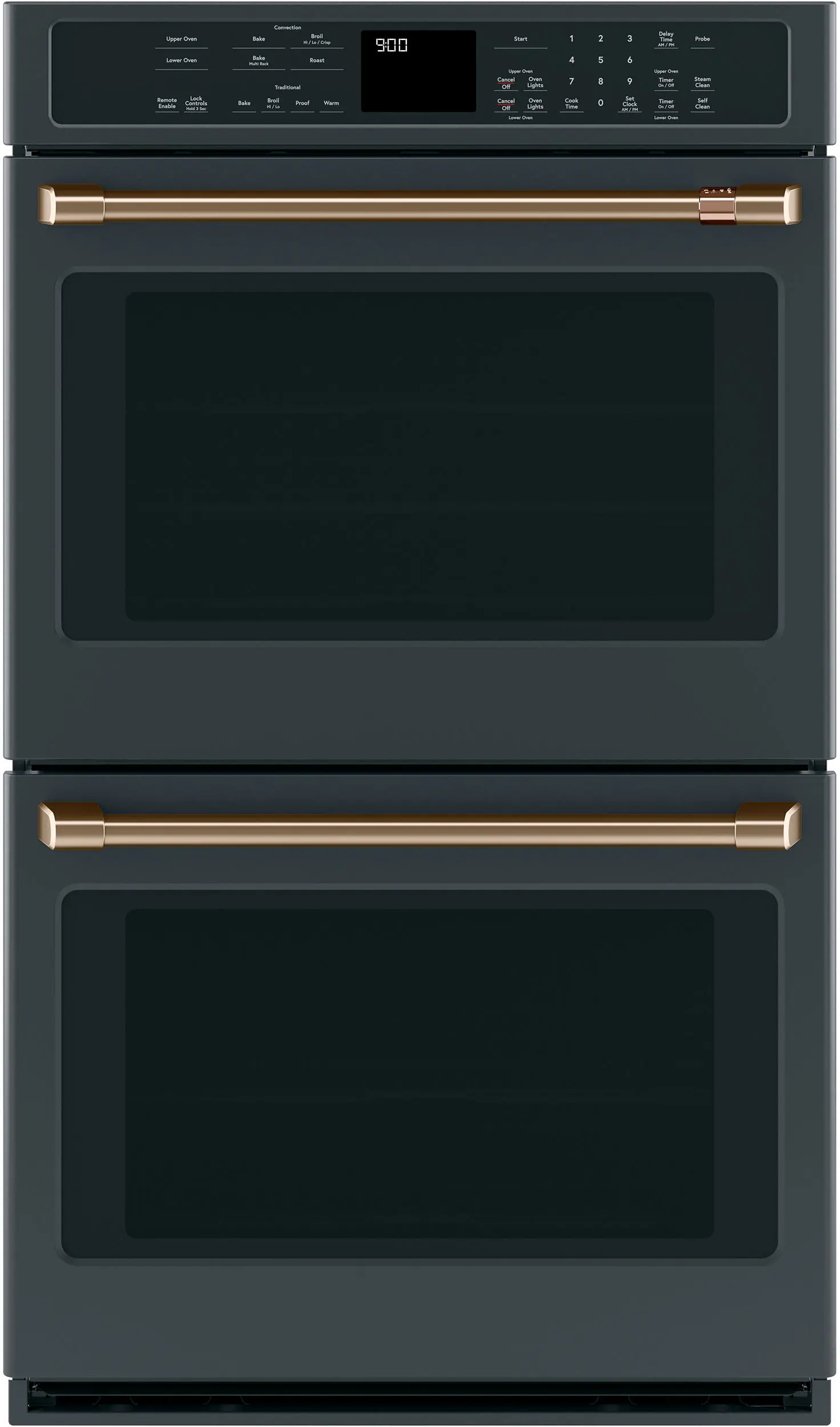 CXWD0H0PMBZ Cafe Brushed Bronze Bar Handle Kit for Double Wall Oven-3