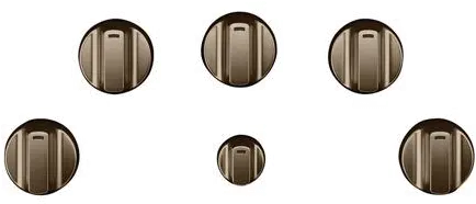CXCE1HKPMBZ Café 5 Electric Cooktop Knobs in Brushed Bronze-1