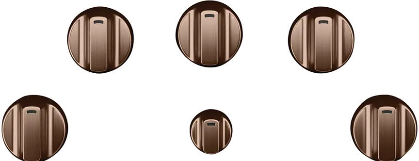 CXCE1HKPMCU Café 5 Electric Cooktop Knobs in Brushed Copper-1