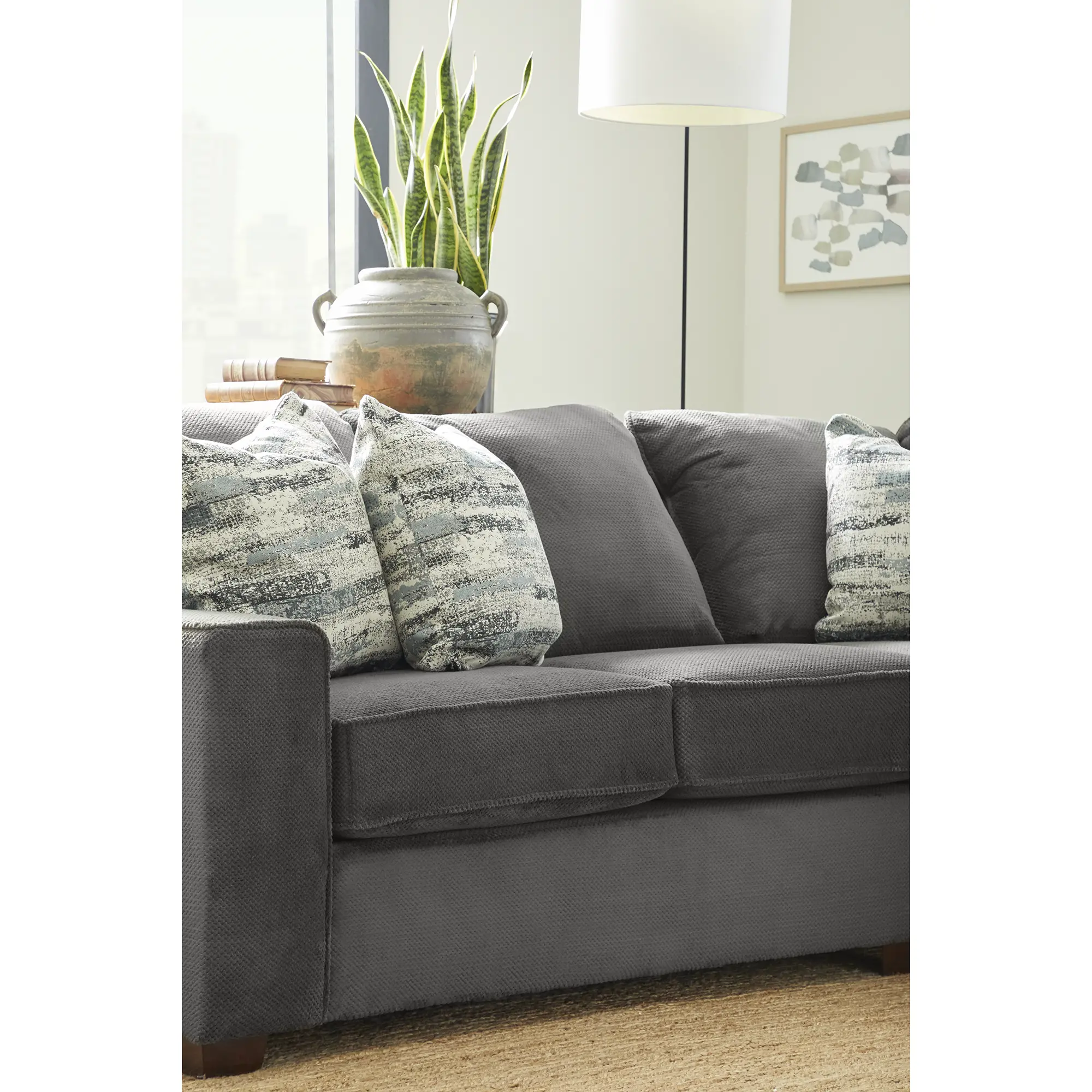 4PC/AUTUMN/STRG/OP1 Autumn Dark Gray 4-Piece Sectional-4