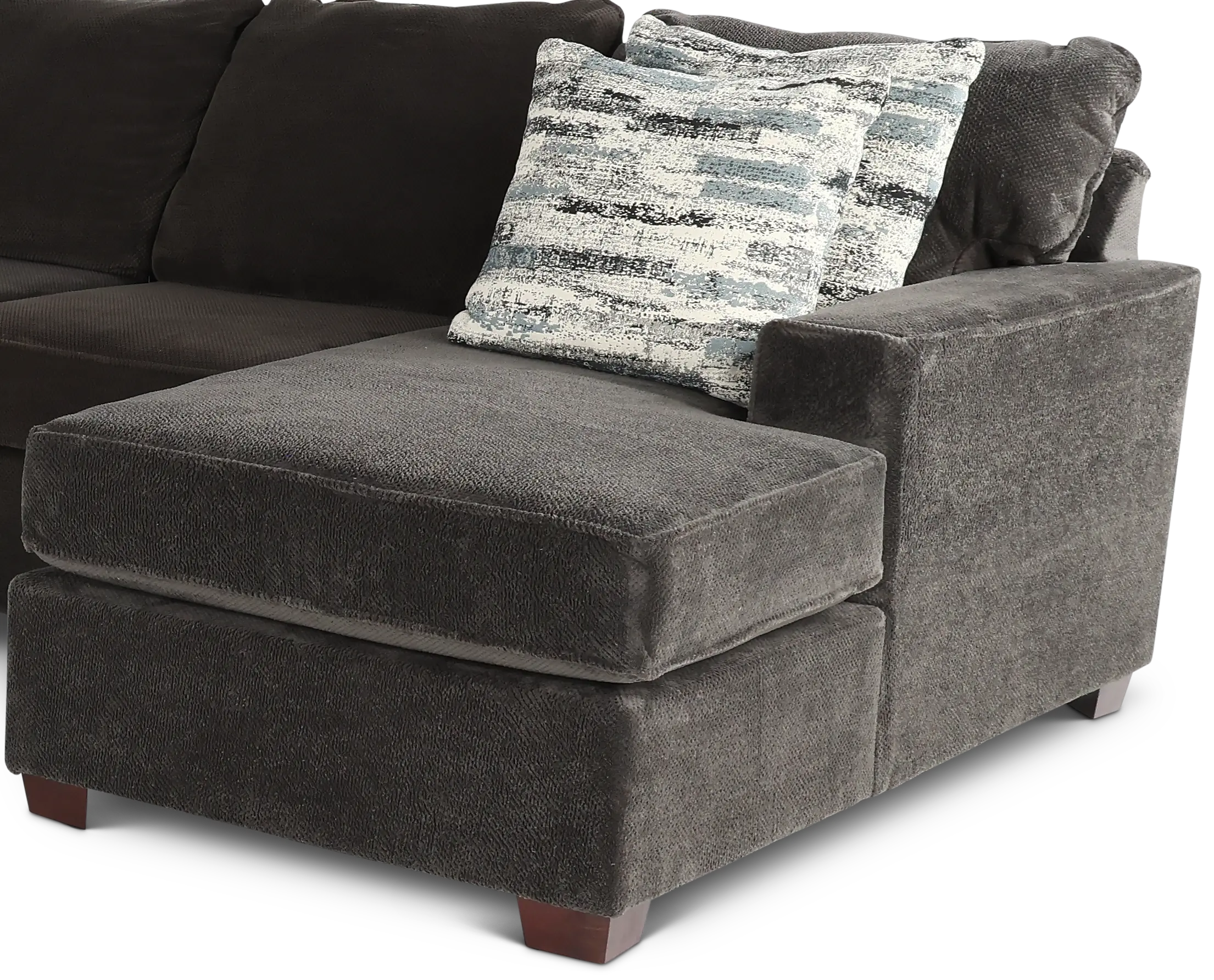 4PC/AUTUMN/STRG/OP1 Autumn Dark Gray 4-Piece Sectional-5