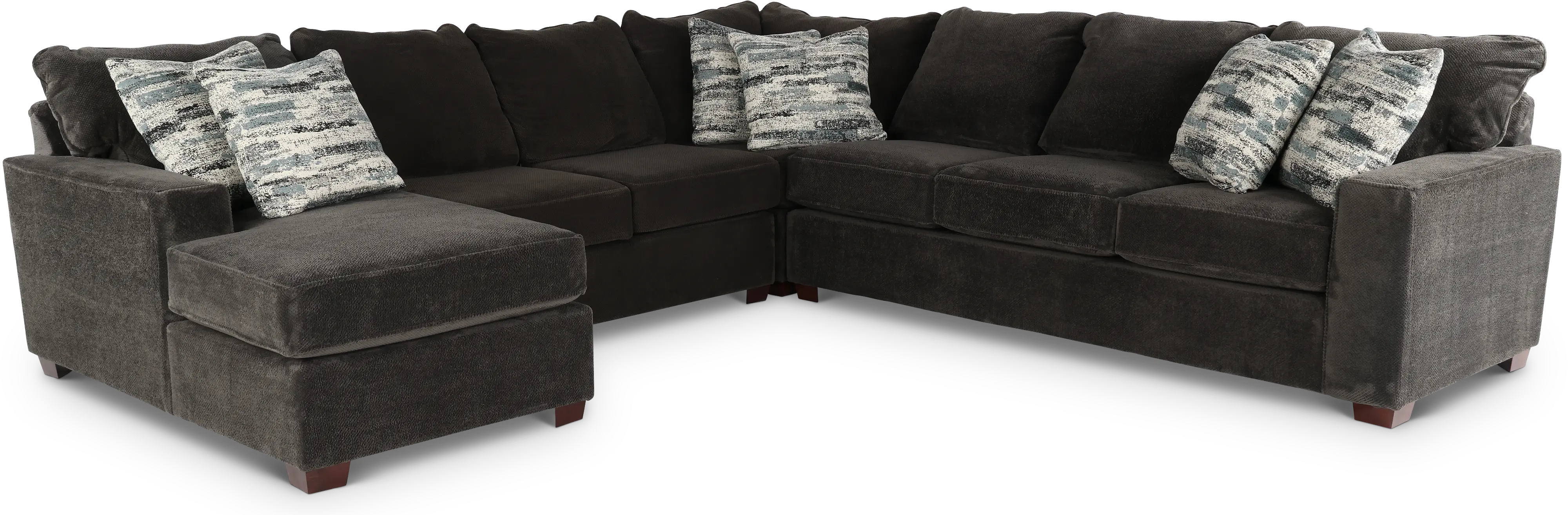4PC/AUTUMN/STRG/OP2 Autumn Gray 4 Piece Sectional-1