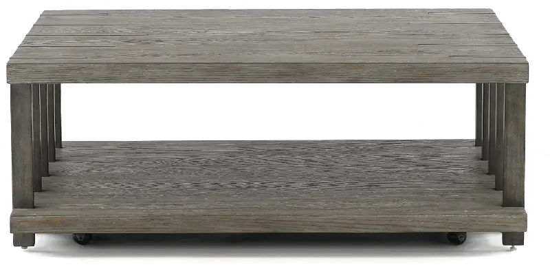 Eldridge Weathered Gray Coffee Table