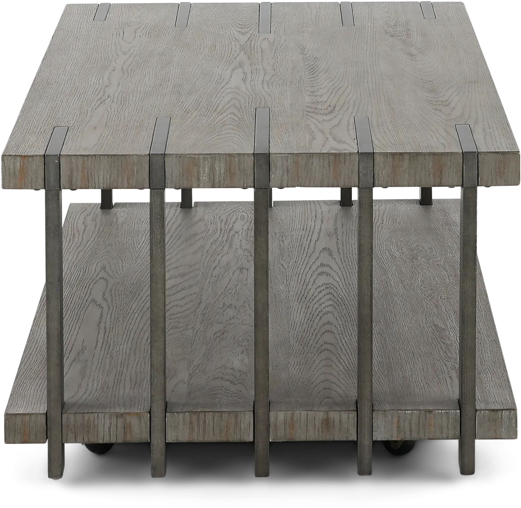 Eldridge Weathered Gray Coffee Table-8