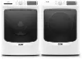 .MAT-6630-W/W-ELE-PR Maytag Laundry Pair with Front Load Washer and Electric Dryer - White