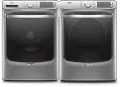 .MAT-8630-CRM-GAS-PR Maytag Laundry Kit with Front Load Washing Machine and Gas Dryer - Chrome