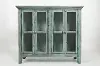 Rustic Shores Surfside Blue Accent Cabinet