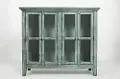 Rustic Shores Surfside Blue Accent Cabinet