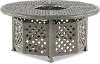Macan Gray Patio Fire Pit with Accessories