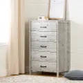 11897 Gravity Contemporary Rustic Seaside Pine Chest of Drawers - South Shore