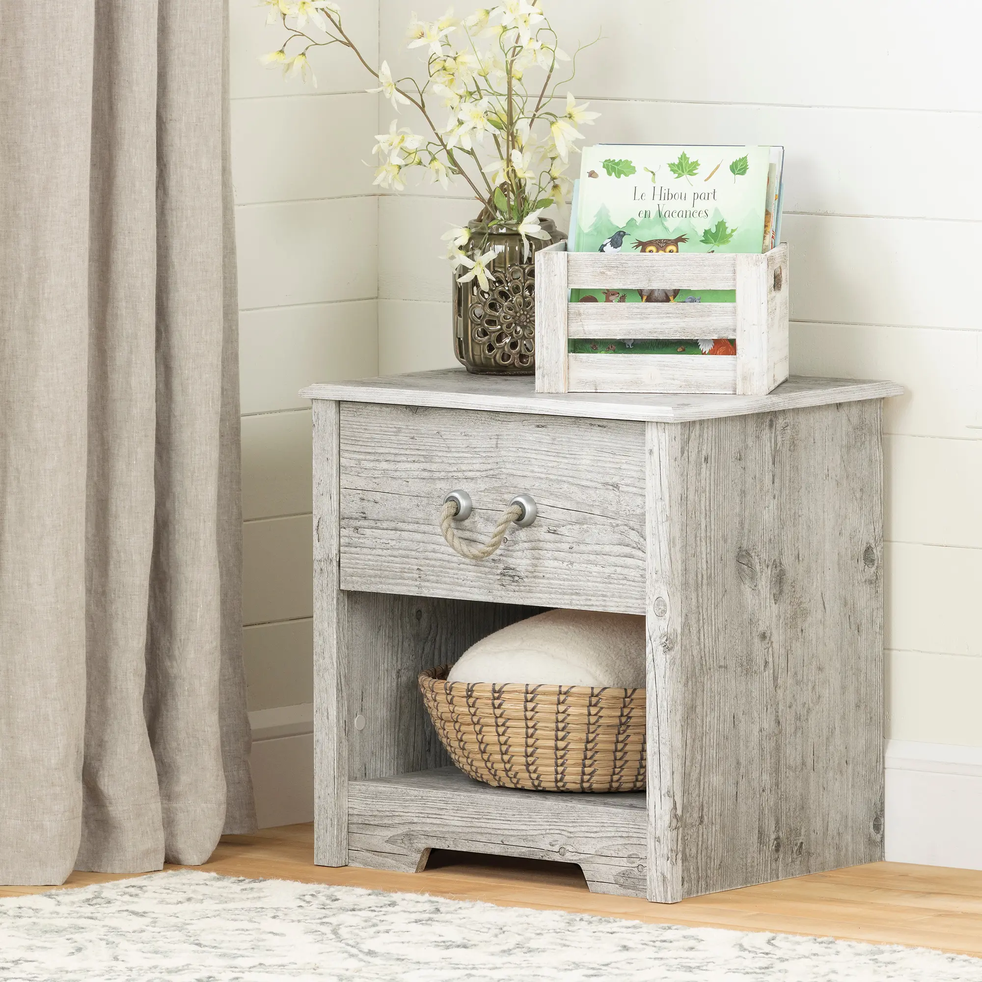 11891 Aviron Seaside Pine Nightstand - South Shore-2