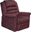 4825-2001-34 Soother Wine Power Reclining Lift Chair with Heat and Massage