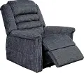4825-2001-28 Soother Gray Power Reclining Lift Chair with Heat and Massage