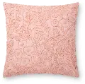 P6030-RP-ROSE Rose Pink Cotton Throw Pillow