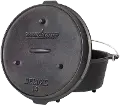 DO14 Camp Chef 12 Quart Deluxe 14 Inch Dutch Oven- Cast Iron