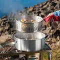 DP10 Camp Chef 10.5 Quart Aluminum Frying Pot Set