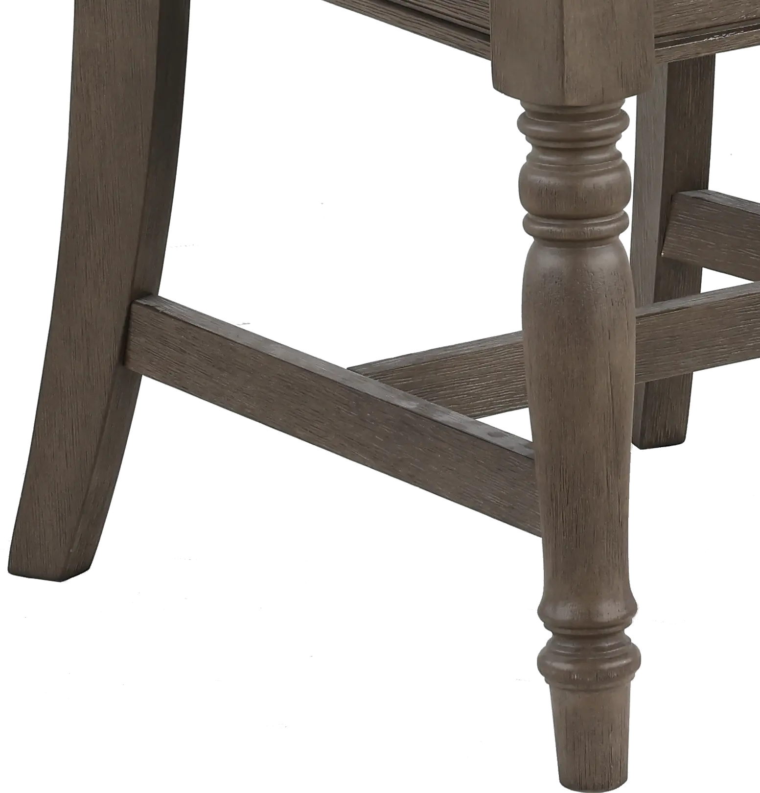 Balboa Park Roasted Oak Slat Back Upholstered Dining Chair-2