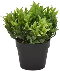 Green Potted Faux Plant Arrangement