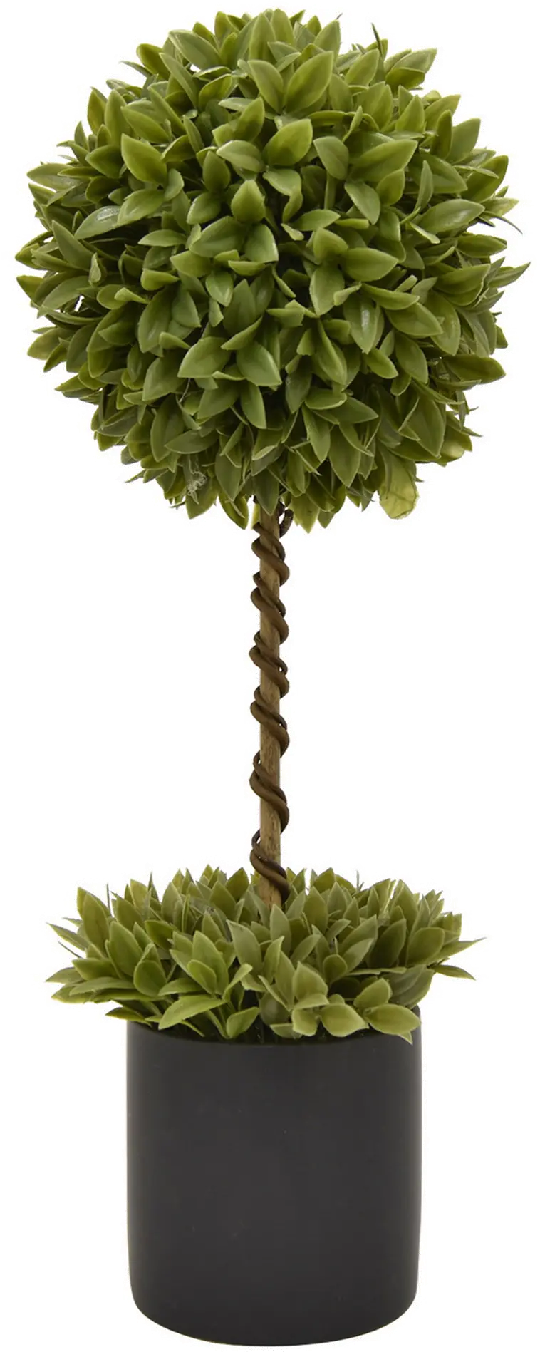 23 Faux Green Topiary Potted Arrangement-1