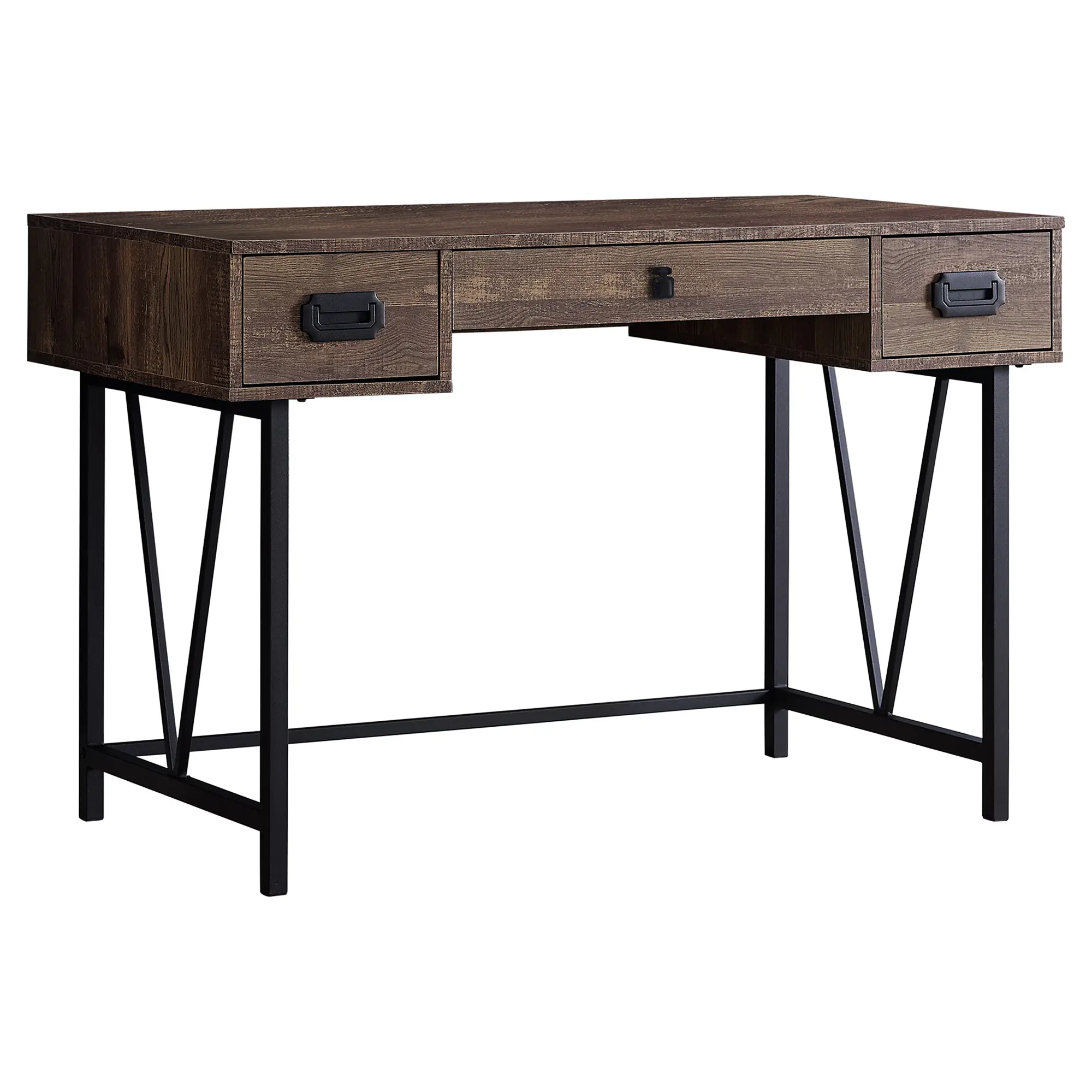 Brown Reclaimed 48 Inch Wood Computer Desk-2