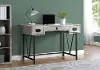 Gray Reclaimed Wood Computer Desk