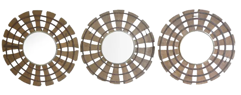 Assorted Round Antique Devan Mirror