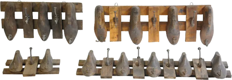 Assorted Antique Shoe Coat Rack