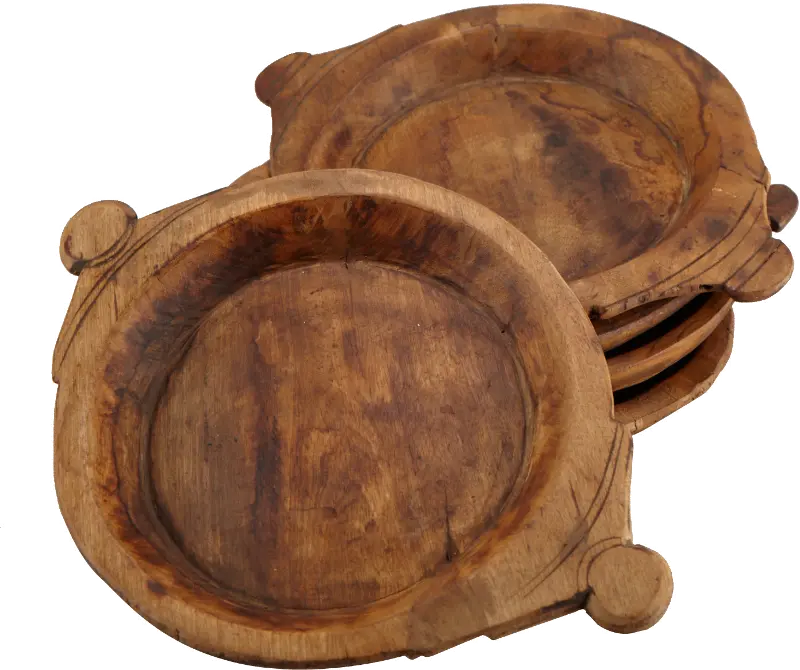 Assorted Antique Wooden Tray