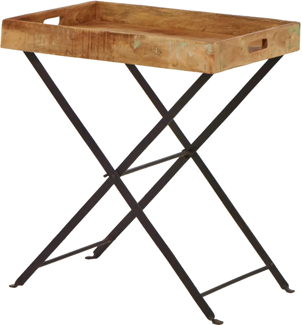 Reclaimed Wooden Tray on Stand-1