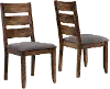 Rustic Gray and Nutmeg Dining Room Chair (Set of 2) - Barrett