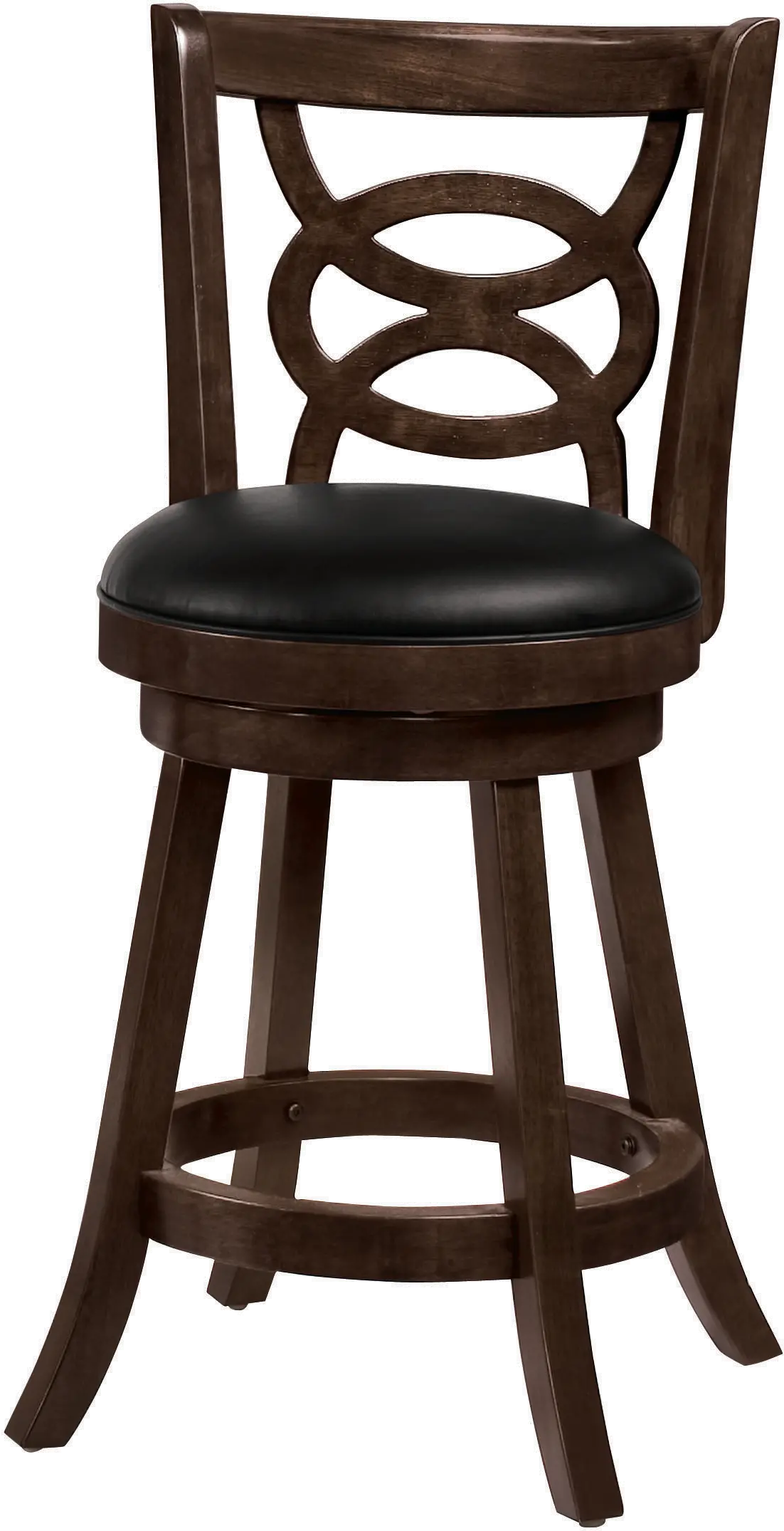 Archibald Brown Swivel Counter Height Stool, Set of 2-2