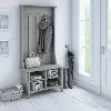 SAL001CG Salinas Cape Cod Gray Hall Tree with Storage and Bench