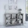 SAB148CG-03 Salinas Cape Cod Gray 6 Cube Organizer - Bush Furniture