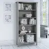 SAB132CG-03 Salinas Cape Cod Gray 5 Shelf Bookcase
