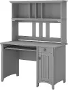 MY72308-03 Cape Cod Gray Computer Desk with Hutch