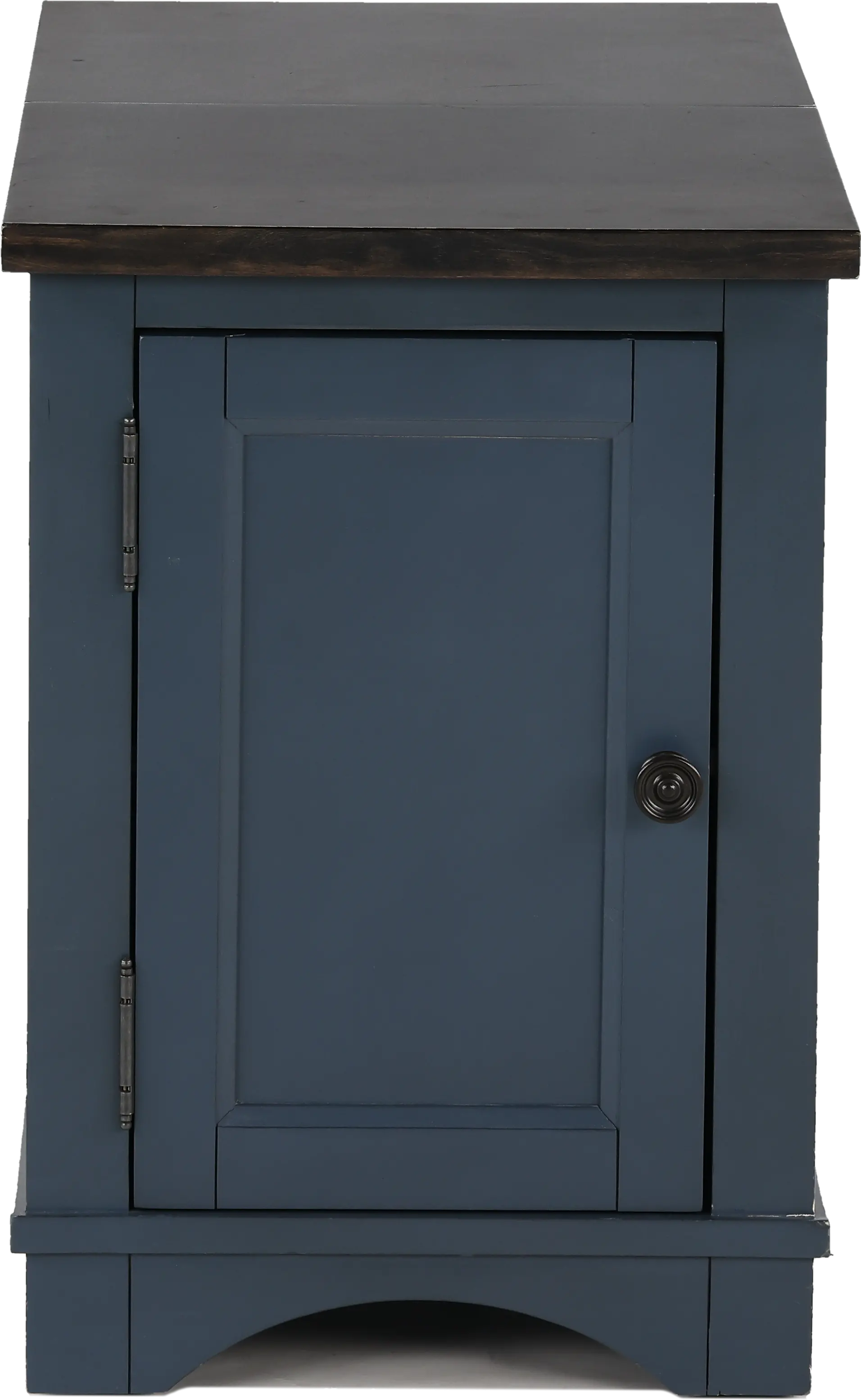 Amy Denim Blue Side Table-1