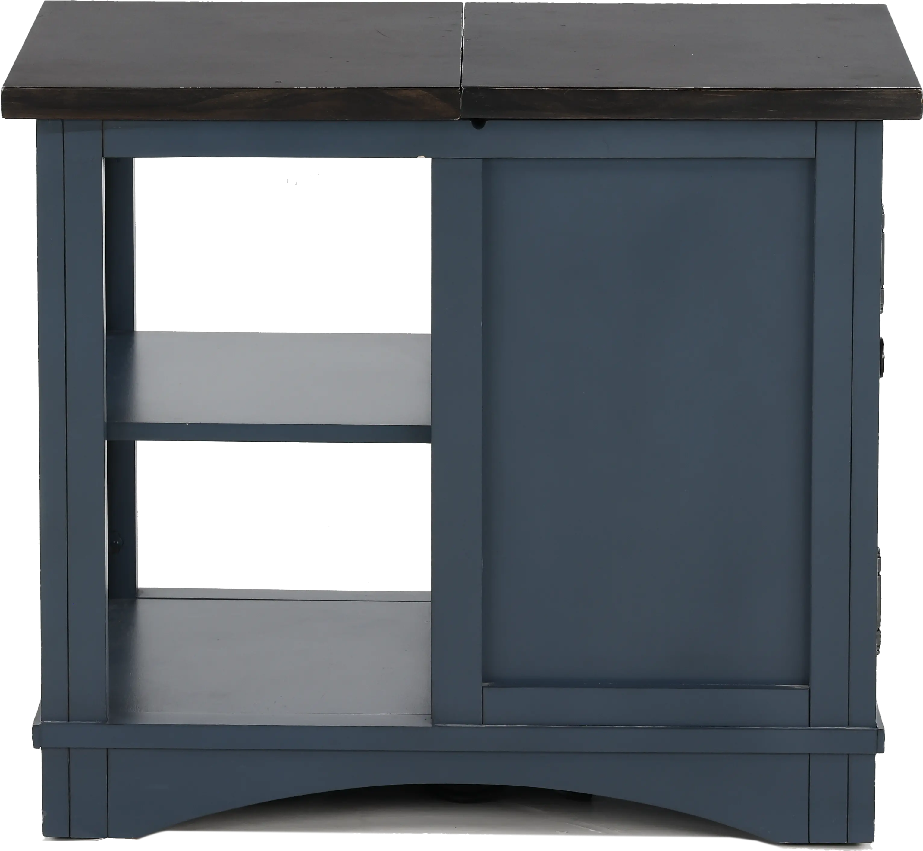 Amy Denim Blue Side Table-6